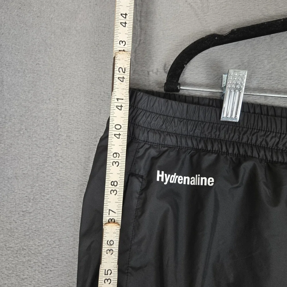 The North Face Hydrenaline Pants 2000 Mems 2XL Black Windwall Drawstring Tapered
